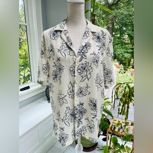 Zara resort wear floral shirt (mens / unisex)